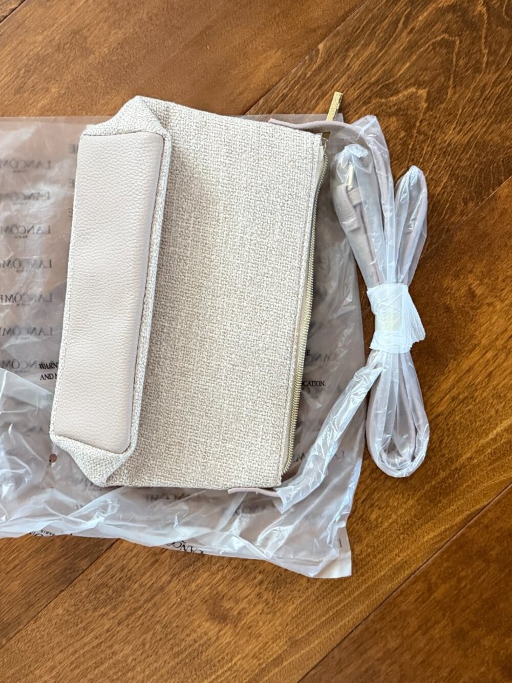 NEW Lancome Tweed Shoulder Bag